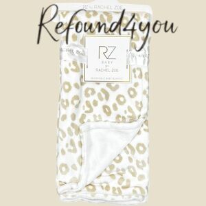 Rachel Zoe - ‘Animal Print’ Baby Blanket. 30“x40“ NWT. Firm unless bundled!
